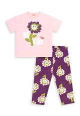 Denokids Set Geblümt pink 98 - 0