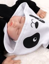Baby Sweets Strampler Panda weiß Newborn (56) - 4
