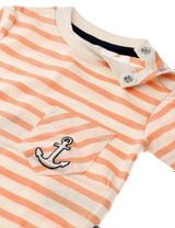 Ebbe Kids Body Anker Streifen Koralle/Weiß 62 (0-3 Monate) - 2