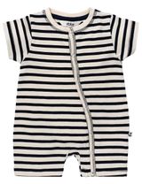 Ebbe Kids Strampler Streifen beige 74 (6-9 Monate) Offwhite stripe - 0