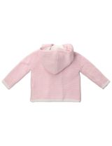 Rock A Bye Baby Boutique Strickjacke Strick Kapuze rosa 56/62 (0-3 Monate) - 2