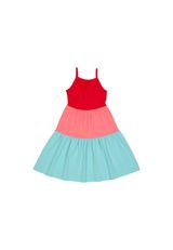 Fred s World by Green Cotton Kleid Unifarben rot 98 - 0