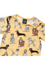 Villervalla T-Shirt Hunde gelb 140 - 2