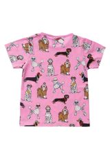 Villervalla T-Shirt Hunde rosa 140 - 1