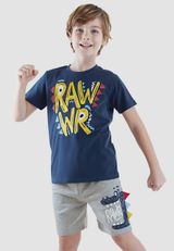 Denokids Print dunkelblau 104 - 7