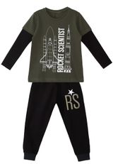Sweat-Pants Set dunkelgruen 104 - 0