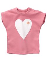 BAMAR T-Shirt Herz pink 56 (Neugeborene) - 0