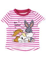 E Plus M 2 Teile Set Looney Tunes Streifen pink 80 (9-12 Monate) - 1