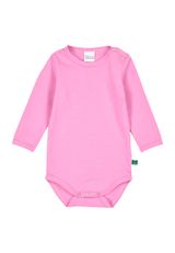 Fred s World by Green Cotton Langarmbody Unifarben rosa 98 - 0