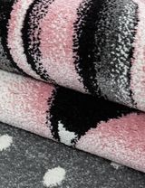 Teppich Einhorn Punkte rosa 80x150 - 5