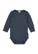 Müsli by Green Cotton Langarmbody Unifarben dunkelgruen 86 - 3