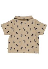 Müsli by Green Cotton Babyshirt Alloverprint beige 74 - 1