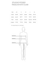 STUDIO FEDER Kleid Streifen blau Large - 5