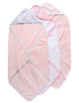 Snuggle Tots 6 pièces Ensemble Ours Floral 71x71 cm Blanc - 1