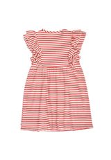 Green Cotton Kleid rot 122 - 1