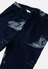 Ebbe Kids Leggings Schiff navy blau 74 (6-9 Monate) - 2