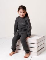 MaBu Kids 2 Teile Set Vom Umtausch ausgeschlossen Grüße, Gemüse dunkelgrau - 4