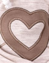 Baby Sweets 2 Teile Set Herz beige 12 Monate (80) - 4