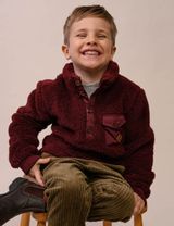Ebbe Kids Fleecepullover Fleece Bordeaux 128 (7-8 Jahre) - 1