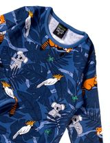 Villervalla T-shirt à manches longues Animaux sauvages Feuilles - 2