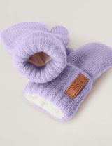 BabyMocs Handschuhe Fleece lila Onsesize Babys - 2