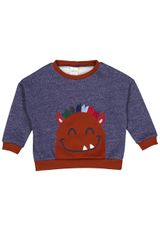 Fred s World by Green Cotton Sweatshirt Bicolor dunkelblau 110 - 0
