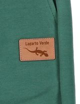 Lagarto Verde Strampler Eidechse Gerippt grün 140 (9-10 Jahre) - 3