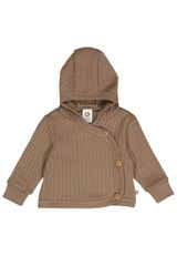 Müsli by Green Cotton Babyjacke Unifarben braun 50 - 0