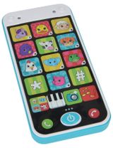 Simba Kindertelefon Tiere 17 cm 12+ Monate blau - 0