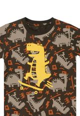 Denokids Print dunkelbraun 104 - 3
