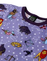 Villervalla Nachthemd Sternzeichen lila - 2