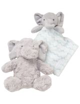 Snuggle Tots 2 pièces Ensemble Éléphant Zigzag Gris - 0