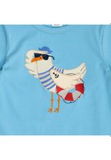 Green Cotton T-Shirt blau 86 - 2