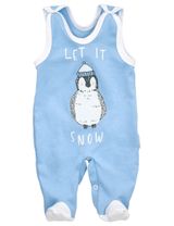 Baby Sweets 2 Teile Set Pinguin Let It Snow Schneeflocke blau 56 (Neugeborene) - 2