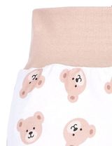 NINI Hose Teddybär weiß 56 (Neugeborene) - 1