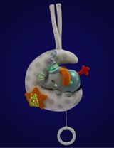 Fehn Peluche musicale Points Velours 0+ mois Rouge - 2