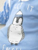 Baby Sweets 3 Teile Set Pinguin Let It Snow Schneeflocke blau 56 (Neugeborene) - 5