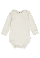 Müsli by Green Cotton Langarmbody Unifarben creme 92 - 1