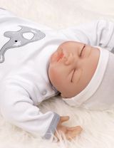 Baby Sweets 2 Teile Set Elefant Little Elephant Sterne weiß - 8