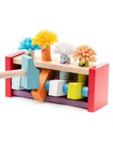 Cubika Klopfbank Clown Holz 9x14x18 cm 18+ Monate bunt - 1