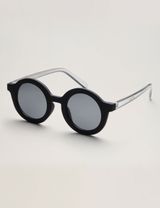 BabyMocs Sonnenbrille Rund 100% UV-Schutz (UV400) schwarz Onesize Kinder - 1