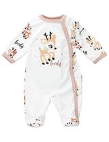 Baby Sweets Strampler Rentier Lovely Deer weiß 9 Monate (74) - 0