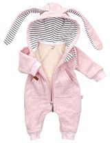 Koala Baby Strampler Hase Streifen weiß - 1