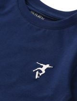 MaBu Kids T-shirt à manches longues Effet Superposé Skate Bleu Marine 18-24M (92 cm) - 1