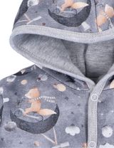 NINI Jacke Fuchs Kapuze grau 62 (0-3 Monate) - 1