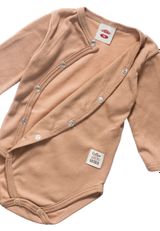 Makoma Langarmbody Unifarben braun 56 - 2