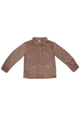 Müsli by Green Cotton Hemd Unifarben braun 122 - 0