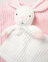 Snuggle Tots 2 pièces Ensemble Lapin 75x75 cm Blanc - 1
