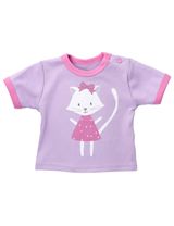 Baby Sweets T-shirt Chat Sweet Kitty Blanc Naissance (56 cm) - 0