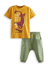 T-shirt&Capri Shorts Set gelb 104 - 0